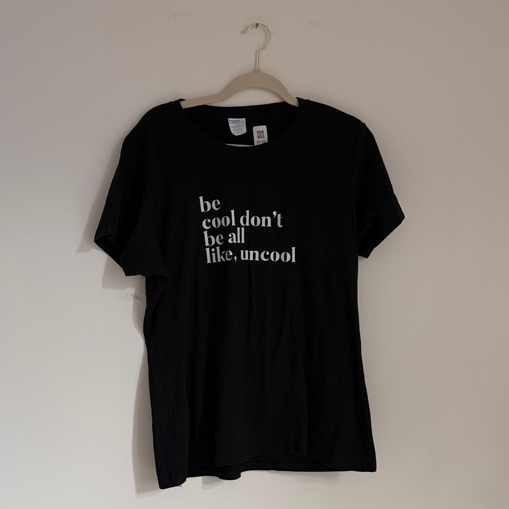 Bravo Quote Black Graphic T-Shirt